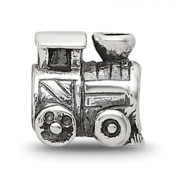 Sterling Silver Train Bead