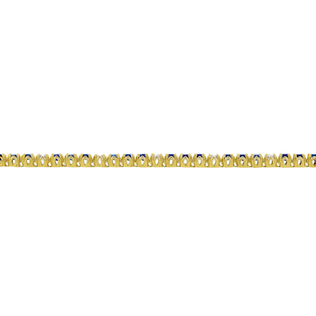 3.09ctw Sapphire and Diamond in 14k Yellow Gold