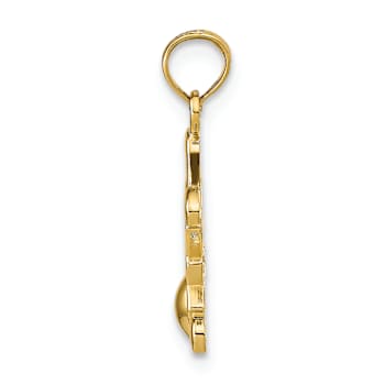 14k Yellow Gold Little Boy Pendant