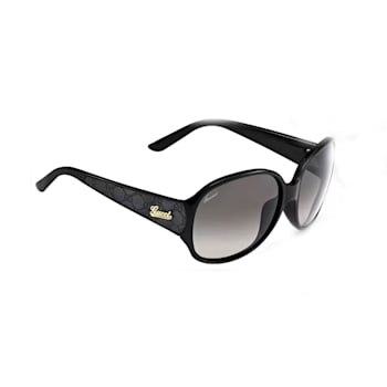 Gucci Black Frame / Black Lens Sunglasses