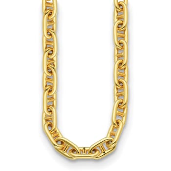 14K Yellow Gold 10mm Anchor Link 18-inch Necklace