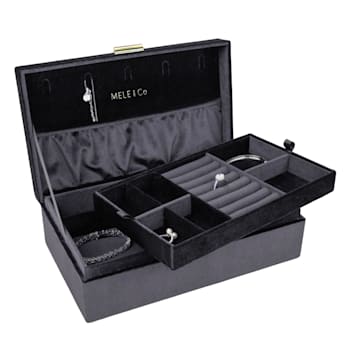 Mele and Co Jewel Velvet Jewelry Box