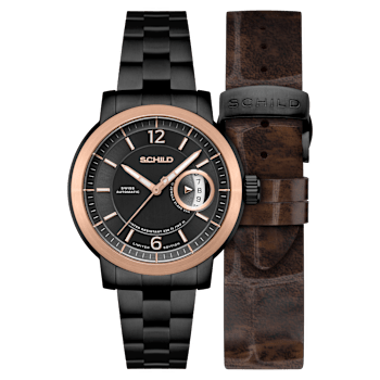 Schild Heinrich Minimal Swiss Black Dial Black Stainless Steel Band
Automatic Limited Edition Watch