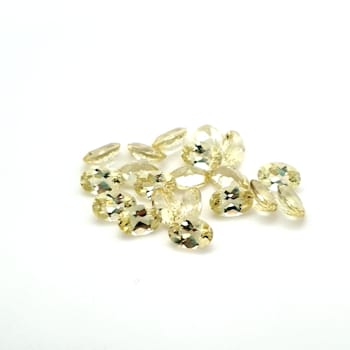 Yellow Apatite 6x4mm Oval Set of 20 9.75ctw