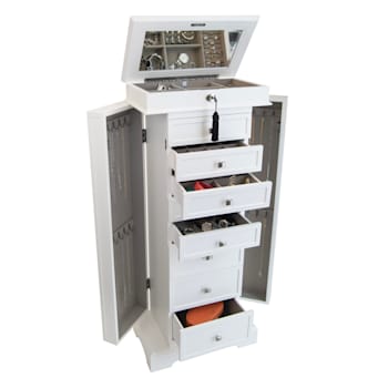 Mele and Co Olympia Armoire in White