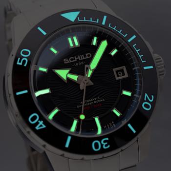 Schild Hermann Swiss Automatic Black Dial White Stainless Steel Band
Limited Edition Watch