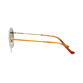 Gucci Gold Tone and Orange Frame / Brown Lens Sunglasses