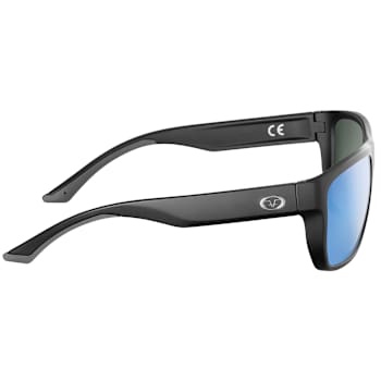 Flying Fisherman Waypoint Polarized Sunglasses Matte Black Frame/Smoke
Blue Mirror Lens