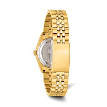 Mens Charles Hubert IP-plated Champagne Dial Watch