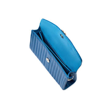 Mimi Blue Crossbody Bag with Wristlet