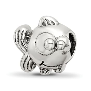 Sterling Silver Fish Bead