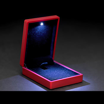Red Pendant Box with Led Light appx 9x7x3.4cm