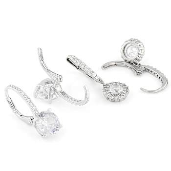 Everyday CZ Stud Earring Set Of 2