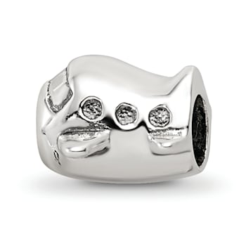 Sterling Silver Airplane Bead