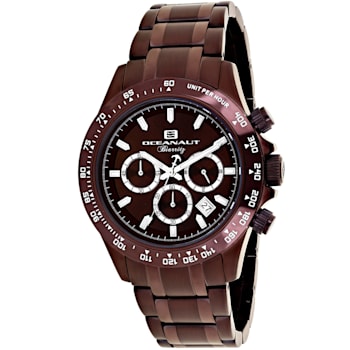 Oceanaut Men's Biarritz Brown Dial, Brown Stainless Steel Watch