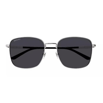 Gucci Ruthenium Frame / Gray Lens Sunglasses