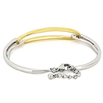 Two-Tone Metal Bracelet