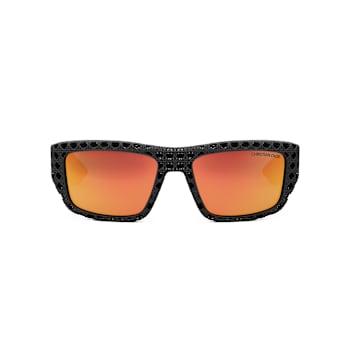 Dior 3D Black Frame / Orange Lenses Sunglasses