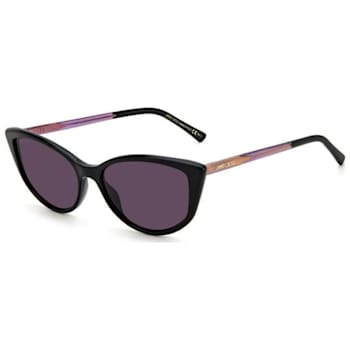 Jimmy Choo Women's 56mm Black Sunglasses | NADIAS-0807-UR