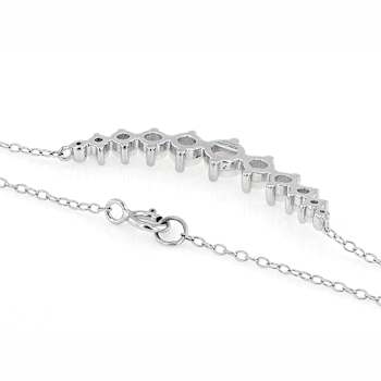 Lab-Created Opal Necklace In Sterling Silver