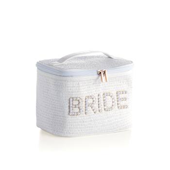 Shiraleah Bride Cosmetic Case, White