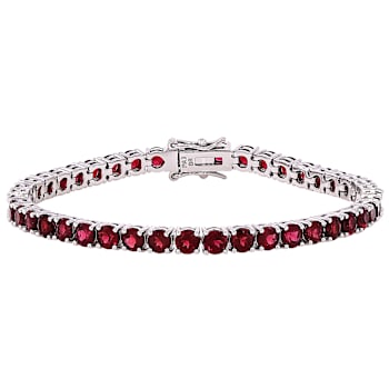 Rhodolite Garnet Tennis Bracelet
