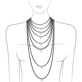 925 Sterling Silver 1mm Singapore Chain Necklace - 18"