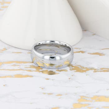 DOMINUS Domed Tungsten Carbide Ring 8mm