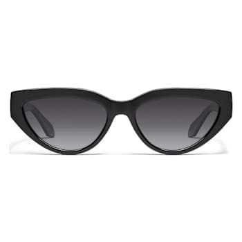 QUAY "NARROW DOWN" Black Cat Eye Frame / Smoke Polarized
Lenses Sunglasses