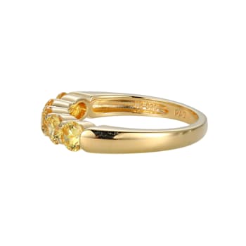Yellow Cubic Zirconia 18k Yellow Gold Over Sterling Silver Ring 2.00ctw