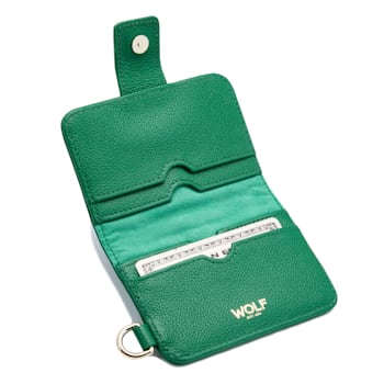 Mimi Green Credit Card Holder with Wristlet