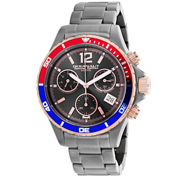 Oceanaut Men's Baltica Special Edition Black Dial, Two-tone Bezel,
Gunmetal Stainless Steel Watch