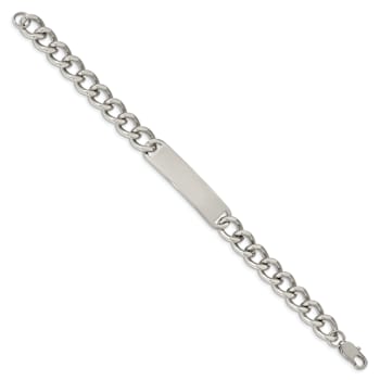 Stainless Steel Polished 8.5 Inch ID Bracelet