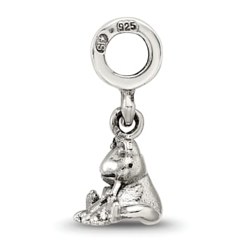 Sterling Silver Frog Dangle Bead