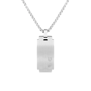 Marcel Dog Tag Argent Meteorite