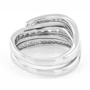 CZ Multi-Row Band Ring In Sterling Silver 1.81ctw
