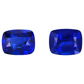 Sapphire 13.67x10.90mm Cushion Matched Pair 22.64ctw