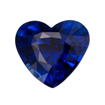 Sapphire Loose Gemstone 7.6x6.9mm Heart Shape 1.66ct