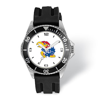 LogoArt University of Kansas Collegiate Gents Watch