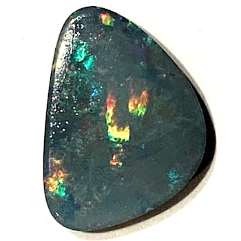 Opal on Ironstone 14.4x10.3mm Free-Form Doublet 3.09ct