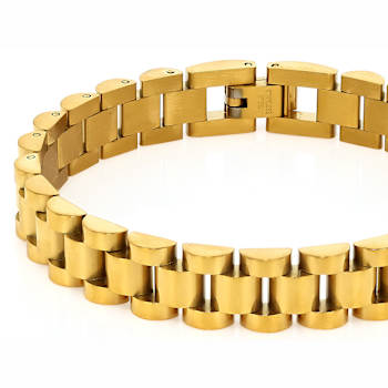 Oyster Link Bracelet In Gold-Tone