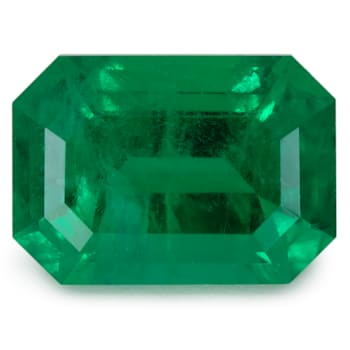 Panjshir Valley Emerald 7.2x5.1mm Emerald Cut 1.06ct