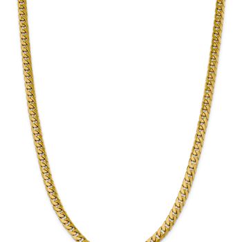 14k Yellow Gold 6.25mm Solid Miami Cuban 22 Inch Chain