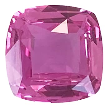 Pink Sapphire Unheated 7.30x7.20mm Cushion 1.61ct