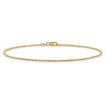 14k Yellow Gold Forzantine Cable Link Bracelet
