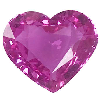 Pink Sapphire Unheated 9x10.4mm Heart Shape 3.45ct