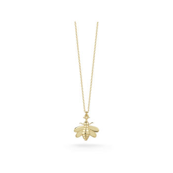Bellissima Gold 14K Yellow Gold Bee Pendant Necklace