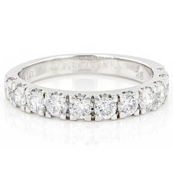 Lab-Grown Diamond Band Ring In 14K White Gold 1.00ctw