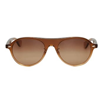 Garrett Leight Lady Eckhart Golden Fade Round Frame / California Dream
Gradient Lenses Sunglasses