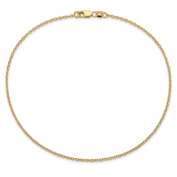 14k Yellow Gold Forzantine Cable Link Bracelet